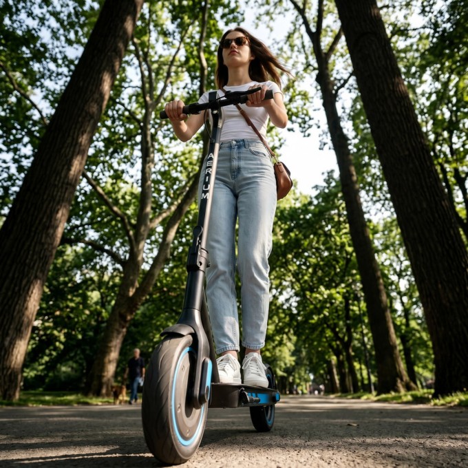 Hulajnoga elektryczna AERIUM MaxRide T500 niebieska Hulajnoga elektryczna AERIUM MaxRide T500 niebieska