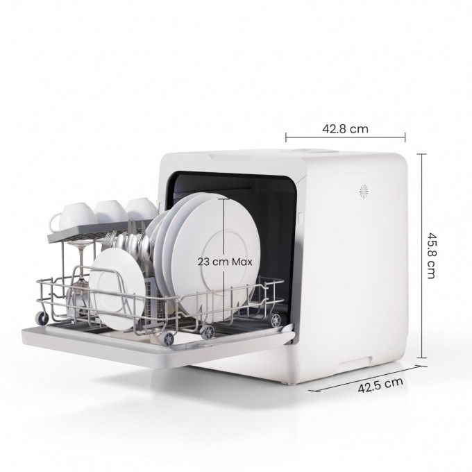 Zmywarka stołowa AERIUM GlassView 6P Compact